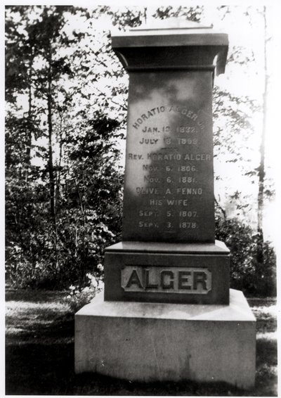 Graf van Horatio Alger in Natick, Massachusetts door Unbekannt Unbekannt