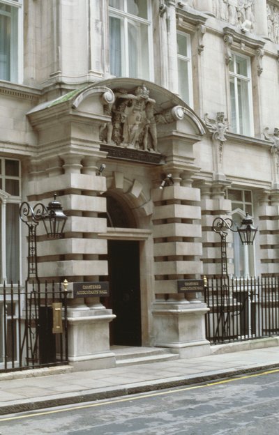 Institute of Chartered Accountants, Moorgate Place, Londen EC2 door Unbekannt Unbekannt