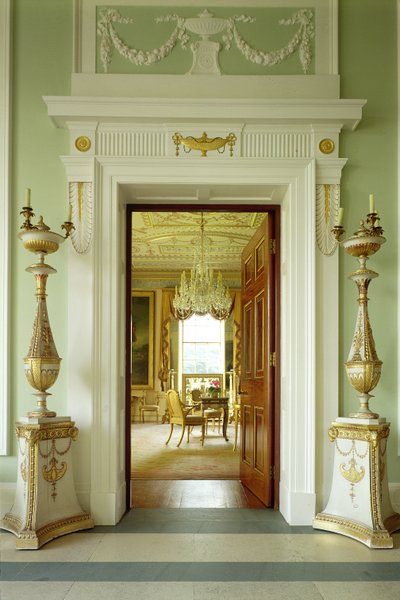 Interieur, Sledmere House, Yorkshire door Unbekannt Unbekannt