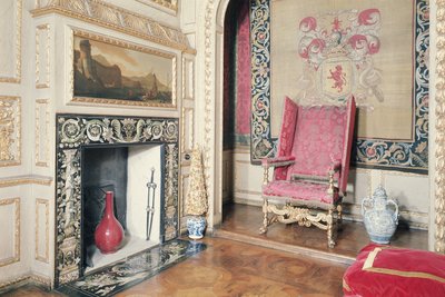 Interieur van de Queens Closet, Ham House, Surrey door Unbekannt Unbekannt