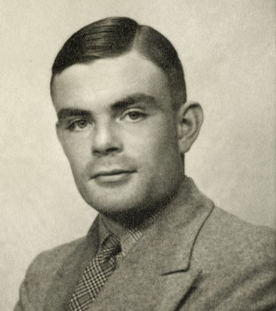Portret van Alan Mathison Turing door Unbekannt Unbekannt