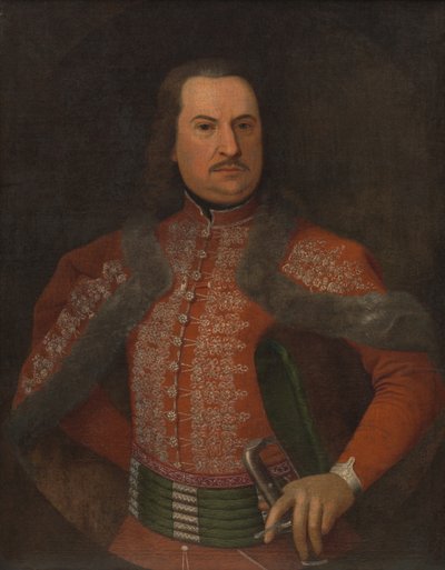 Portret van Jób Zmeškal door Unbekannt Unbekannt