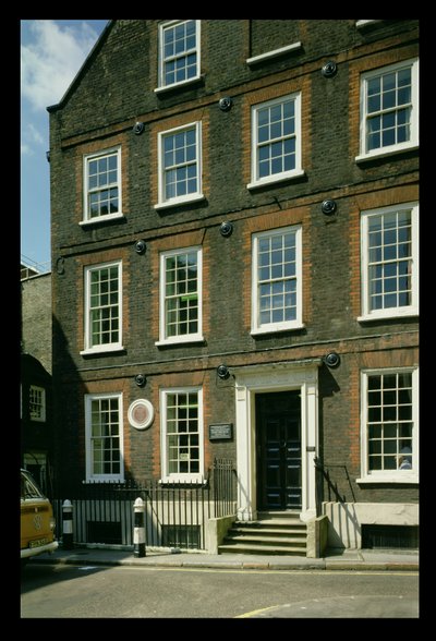 Huis van Samuel Johnson, City of London, gebouwd 1700 door Unbekannt Unbekannt