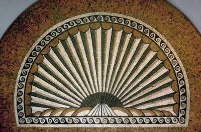 Schelpenmozaïek, Insula II Gebouw I 130-150 AD door Unbekannt Unbekannt