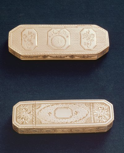 Zilveren tandenstokerdozen door Samuel Pemberton, Birmingham, 1791 door Unbekannt Unbekannt