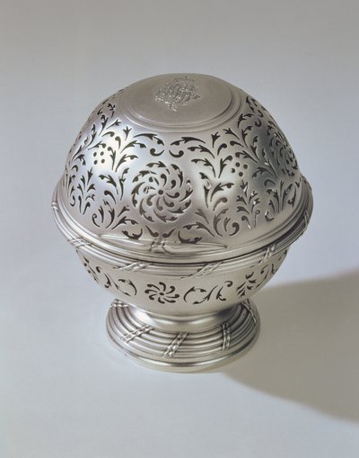 Zeepdoos, onderdeel van een set met kan en kom, door Francis Riel, Parijs, 1771 door Unbekannt Unbekannt