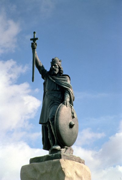 Standbeeld van Alfred de Grote (849-99) door Unbekannt Unbekannt