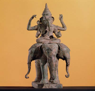 Standbeeld van de Hindoe God Ganesh door Unbekannt Unbekannt