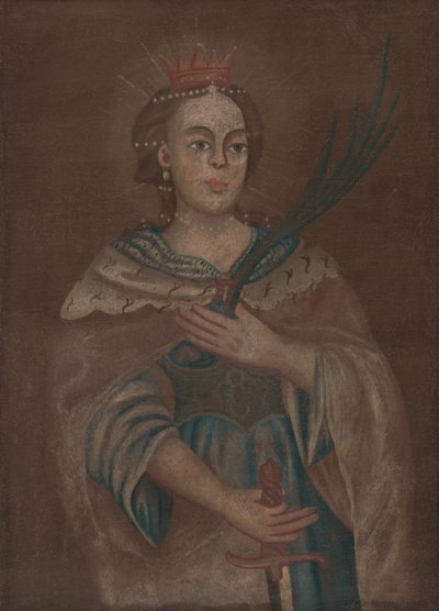 Sint Catharina van Alexandrië door Unbekannt Unbekannt