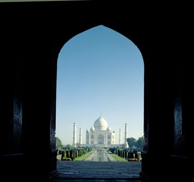 Taj Mahal, Agra, gebouwd in 1647 door Unbekannt Unbekannt