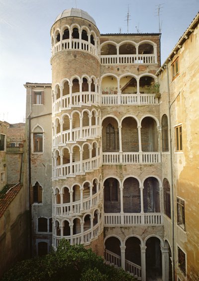 De Bovolo-trap, van het Palazzo Contarini dal Bovolo door Unbekannt Unbekannt