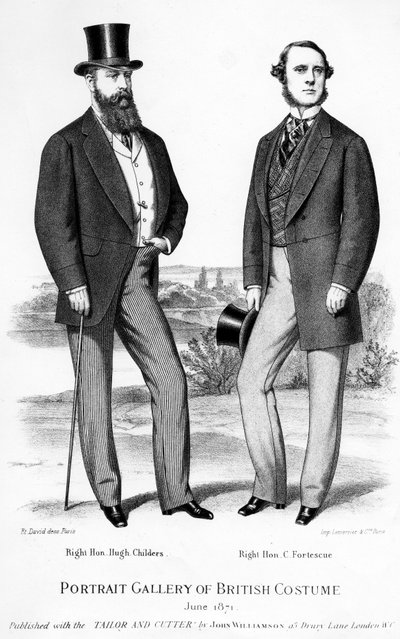 De Eerwaarde Hugh Childers en de Eerwaarde C. Fortescue, 1871 door Unbekannt Unbekannt