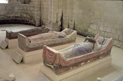 Drie Plantagenet graven: Hendrik II, Eleonora van Aquitanië en Richard I door Unbekannt Unbekannt