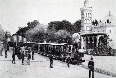 Een Decauville locomotief door Unbekannt