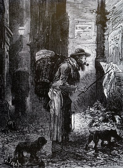 Een Franse voddenraper door Unbekannt