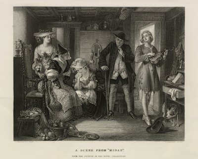 Een scène uit Midas, Groot-Brittannië, ca.1850 door Unbekannter Künstler