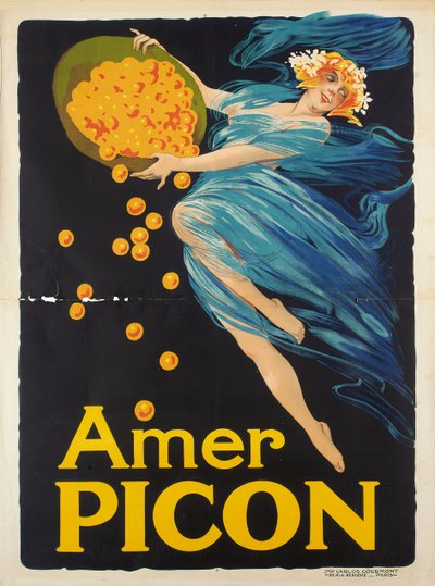 Reclameposter voor aperitief Amer Picon door Unbekannt