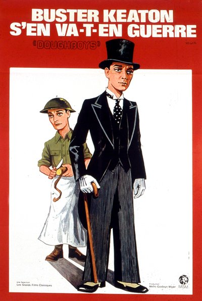 Affiche van de film Doughboys met Buster Keaton en Sally Eilers 1930 door Unbekannt
