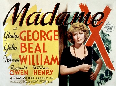 Affiche van de film Madame X 1947 door Unbekannt