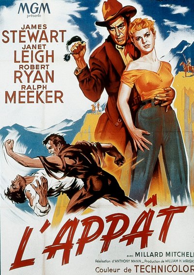 Affiche van de film The Naked Spur 1953 door Unbekannt