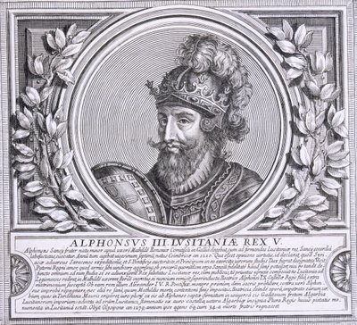 Afonso III van Portugal (litho) door Unbekannt