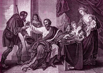 Alfred de Grote en de pelgrim door Unbekannter Künstler