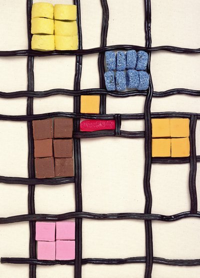 Allsorts 1 (naar Mondriaan) 2003 door Unbekannter Künstler