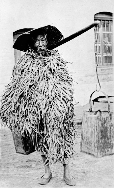 Een gemiddelde man van het platteland, China 1910s door Unbekannter Künstler