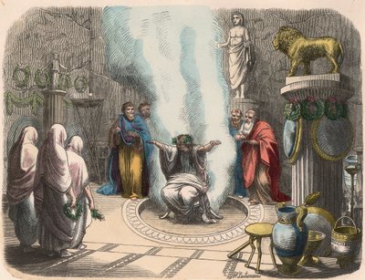 Oud Griekenland: Heiligdom van Apollo: Het Orakel van Delphi door Unbekannt