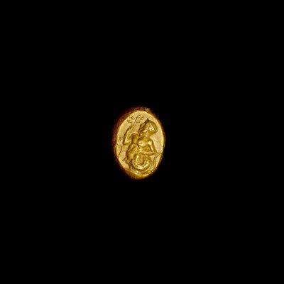 Oude Griekse munt, Mysia, Kyzikos electrum hekte, ca. 475-410 v.Chr., Kekrops door Unbekannter Künstler