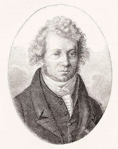 André-Marie Ampère door Unbekannter Künstler