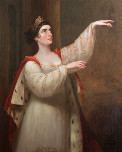 Angelica Catalani in de rol van Semiramide door Unbekannter Künstler