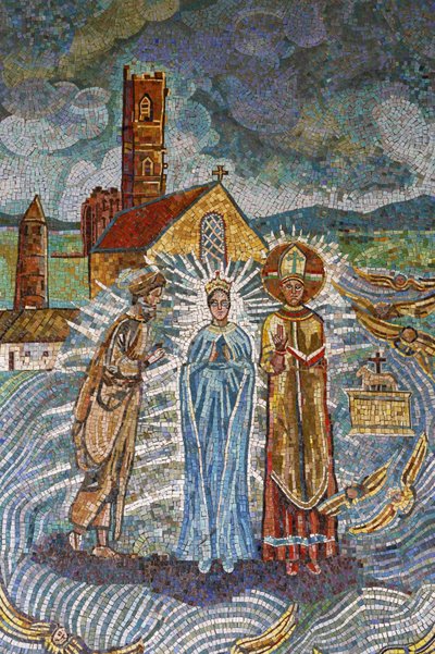 Aankondigingsbasiliek: Iers mozaïek, Nazareth, Israël door Unbekannt