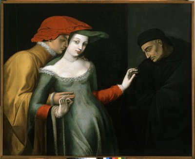 Anoniem schilderij uit de 16e eeuw, Musee Granet, Aix en Provence door Unbekannter Künstler