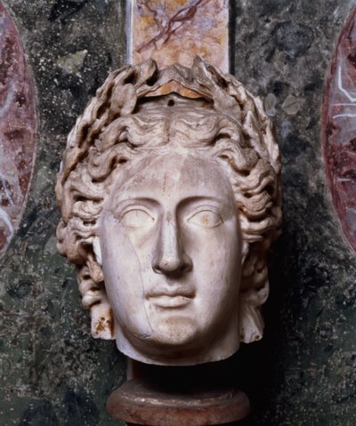 Apollo van Mantua, Romeinse kopie van een Grieks origineel uit de 5e eeuw v.Chr. (marmer) door Unbekannt