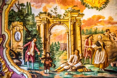 Arcadia Kamer met fresco