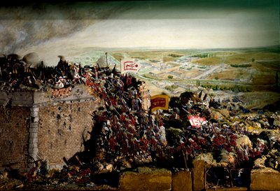 Oostenrijks-Turkse Oorlog in 1683 (diorama model) door Unbekannter Künstler