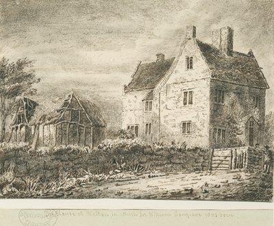Baswich Dorp - huis van Sir William Congreve door Unbekannt