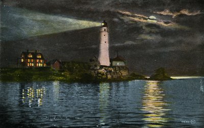 Boston: Boston Light door Unbekannter Künstler