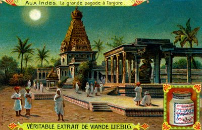 Brihadeeswarar Tempel in Thanjavur, India door Unbekannter Künstler