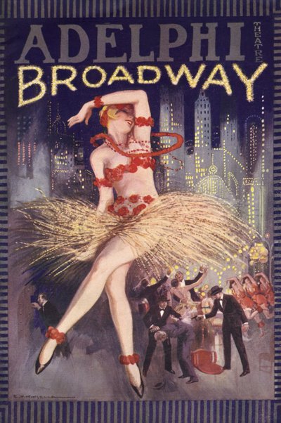 Broadway, in het Adephi Theater, Londen door Unbekannter Künstler