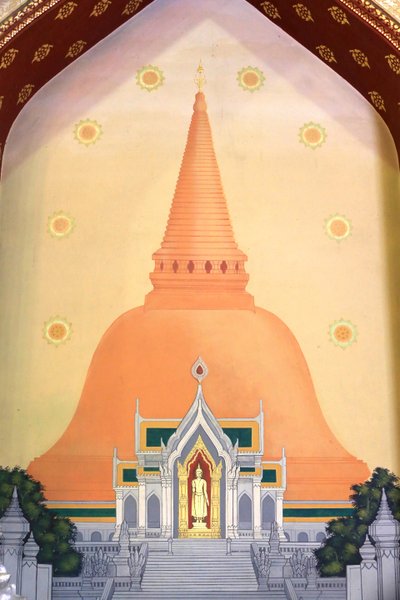 Boeddha. Marmeren Tempel. Wat Benchamabophit Dusitvanaram Ratchaworawiharn. 1899. Bangkok. Thailand door Unbekannt