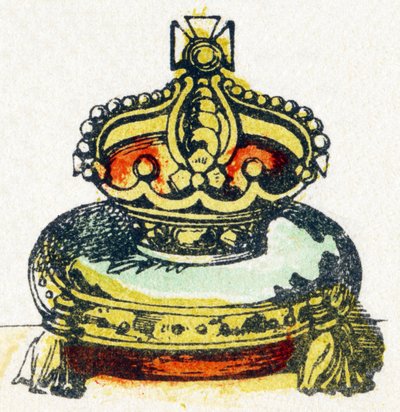C - Kroon - Alfabet - Kindervermaak - Beeld van Epinal, populaire serie ca. 1890 (illustratie) door Unbekannt