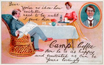 Camp Coffee - advertentie, ca. 1920 door Unbekannter Künstler