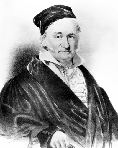 Carl Friedrich Gauss, Duitse wiskundige, midden 19e eeuw door Unbekannt