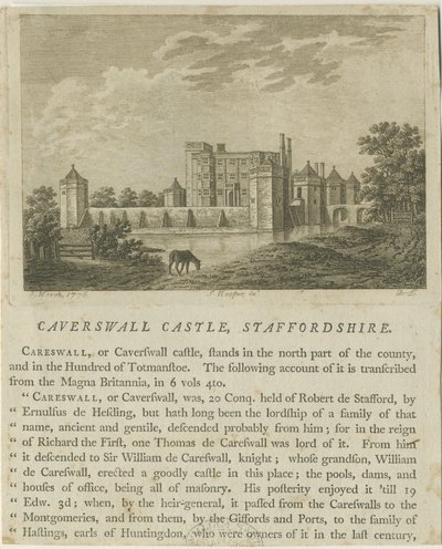 Caverswall Kasteel door Unbekannt