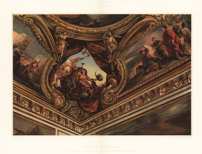 Plafondschildering uit het Paleis van Versailles door Unbekannter Künstler