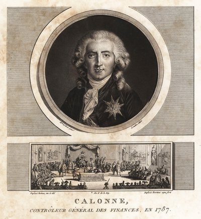Charles Alexandre de Calonne, Controleur-generaal van Financiën door Unbekannt