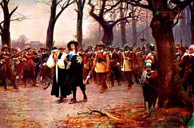 Karel I op weg naar zijn executie door Unbekannter Künstler