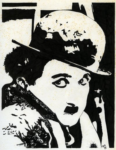 Charlie Chaplin door Unbekannter Künstler